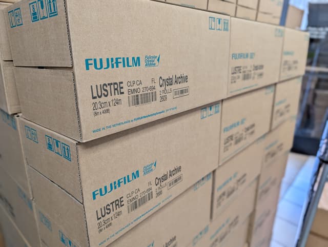 Need stacks of prints? we have stacks of Fuji Crystal Archive paper ready to make them!
